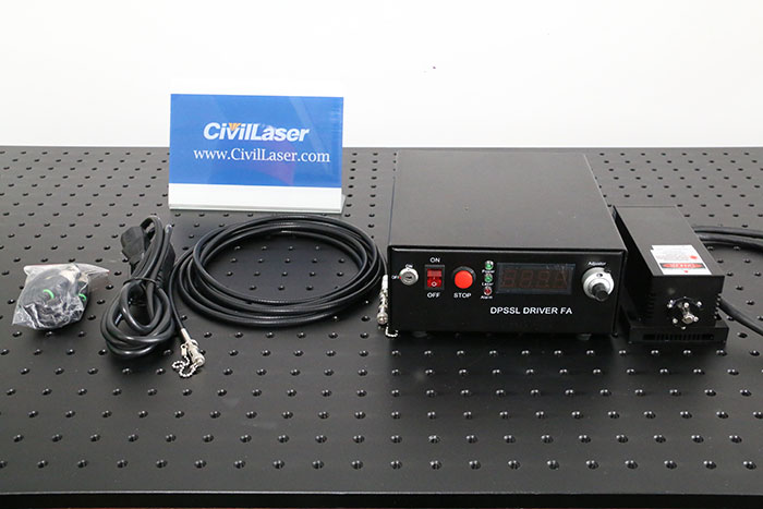 355nm 10mW 섬유 결합 레이저 Ultra-Violet Pulsed laser Source - Click Image to Close